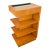 1940s Tiered Art Deco Satinwood Side Shelving Unit With Built-in Lighting For Sale