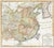 Copper engraved map with hand coloring by Jacques-Nicolas Bellin, full title: "La Chine avec La Coree et les Parties de la...