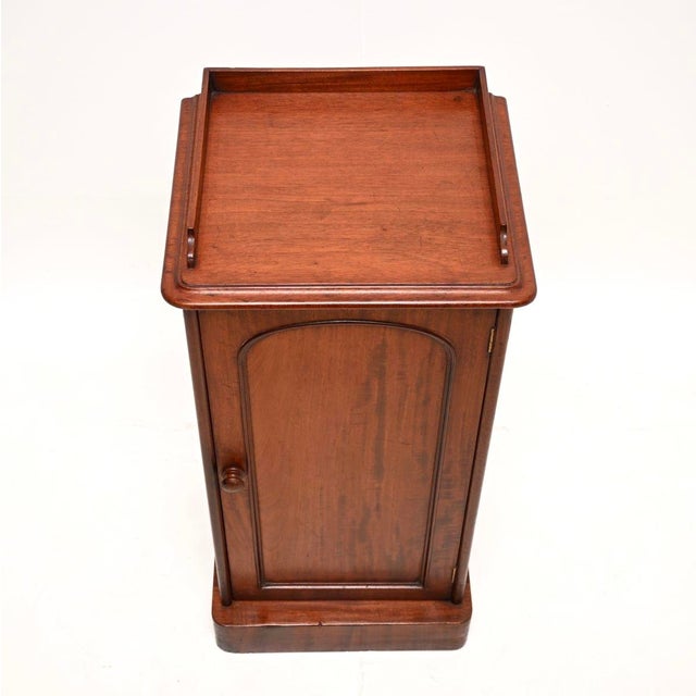 Antique Victorian Bedside Cabinet, 1860 For Sale - Image 6 of 10