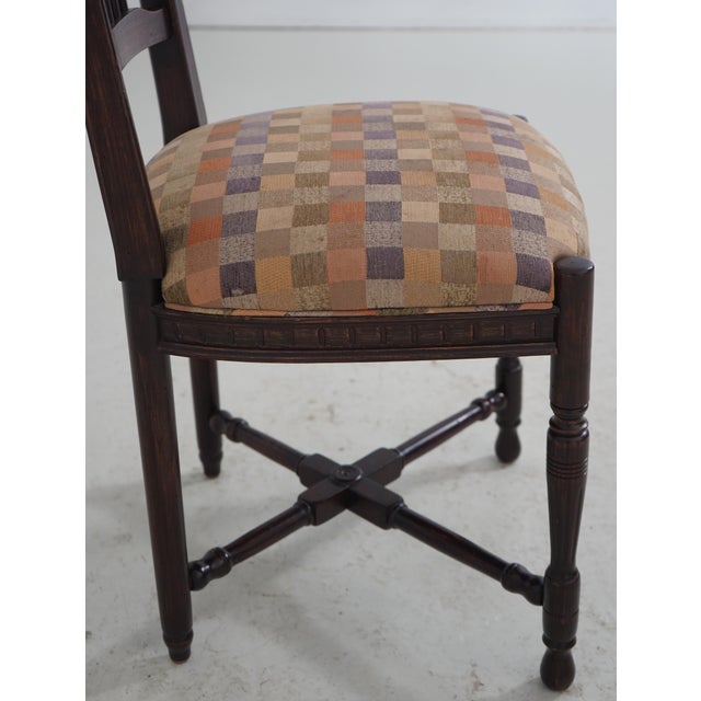 Set of 6 Country French Style Wheat Back Dining Chairs For Sale In Philadelphia - Image 6 of 18