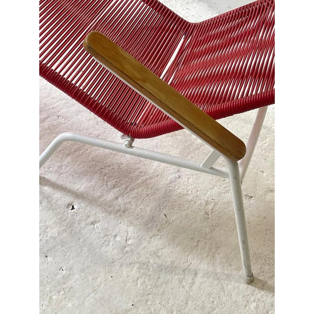 Gold Vintage Spaghetti Garden Recliner from Elephant Möbel, 1970s For Sale - Image 8 of 18