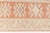 1950s Muted Apricot & Cream Oushak For Sale - Image 5 of 10