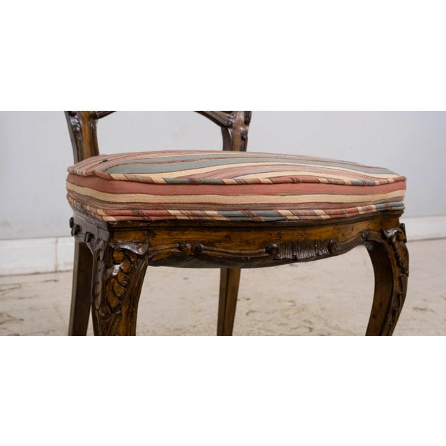 Edit 1960s Set of 8 French Style Ornate Carved Dining Room Chairs For Sale - Image 11 of 18