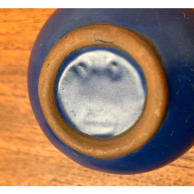 Small Mid-Century Minimalist Studio Pottery Ball Vases by Hildegard and Peter Delius for Hamelner Töpferei, 1960s, Set of 2 For Sale - Image 10 of 12