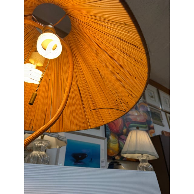Brass Pottery Barn Dayna Floor Lamp For Sale - Image 8 of 12
