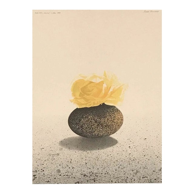 Anne Hausner Signed Original Lithograph 1989 Hinauf For Sale