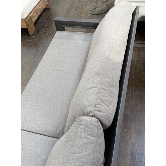 David Sutherland + John Hutton for Restoration Hardware Costa Aluminum Left-Arm L-Sectional, Outdoor For Sale - Image 9 of 12