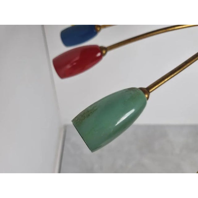 Gold Large Brass Spider Pendant, 1950s For Sale - Image 8 of 15