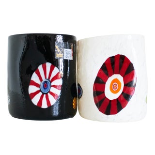 Murano Glasses I Goti by Mariana Iskra for Maestro Nicola Moretti, Set of 2 For Sale