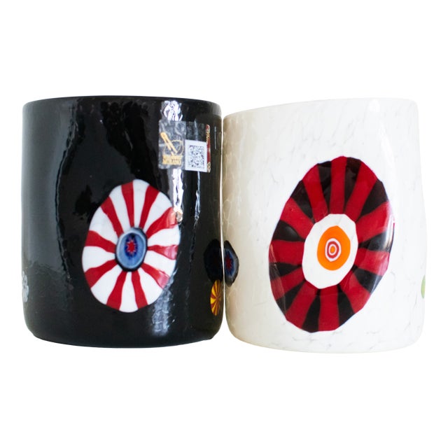 Murano Glasses I Goti by Mariana Iskra for Maestro Nicola Moretti, Set of 2 For Sale