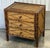 Late 20th Century Burnt Cane and Faux Bamboo Chest / Nightstand For Sale - Image 10 of 10