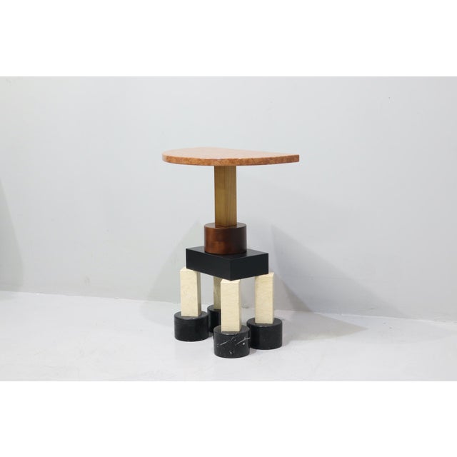 Mod. Demistella Demilune Console Table by Ettore Sottsass for Up&Up, 1985 For Sale - Image 10 of 15