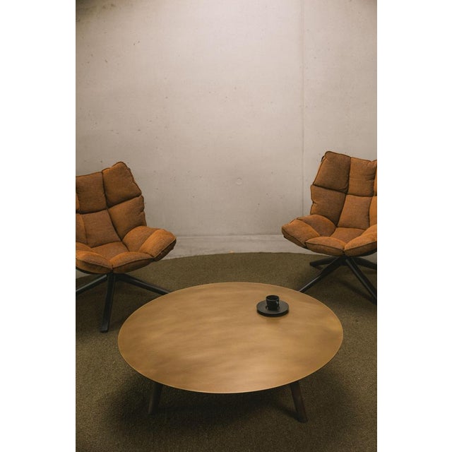 Metal Elysian Brass Coffee Table by Zincutec For Sale - Image 7 of 10