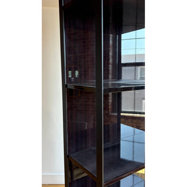 Ebony Stunning Christian Liaigre “Editeur” Shelf, 2010s For Sale - Image 8 of 9