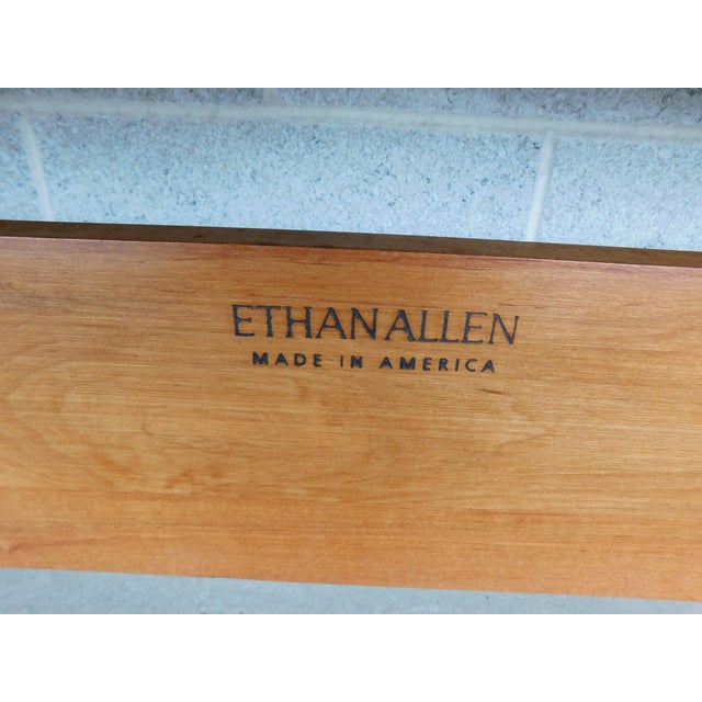 Ethan Allen Legacy Collection Queen Size Sleigh Bed 13-56405 Finish 213 For Sale - Image 17 of 17