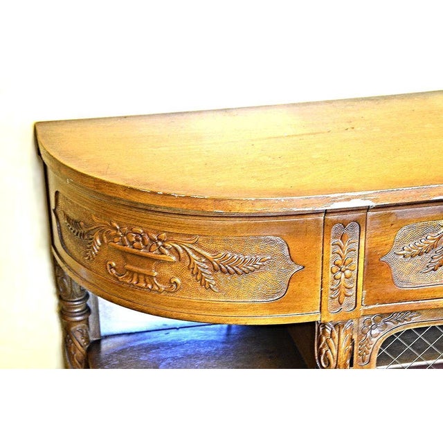 Carved Antique English Credenza Chairish