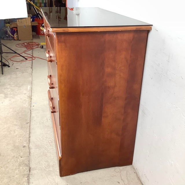 Vintage Four Drawer Chest With Mirror From Cushman For Sale In Philadelphia - Image 6 of 12