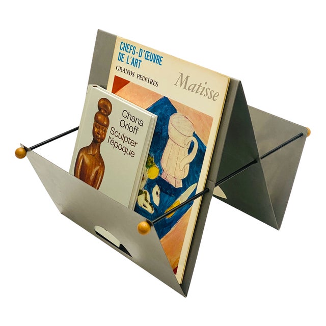 Postmodern Magazine Rack, 1980s For Sale