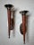 Rustic Vintage Rustic Southwestern Polished Chrome and Leather Wrapped Wall Candle Sconces- Set of 2 For Sale - Image 3 of 11