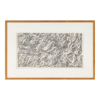 Dove Bradshaw Abstract Composition Graphite, 1990 For Sale