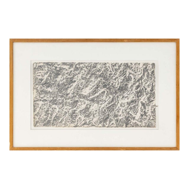 Dove Bradshaw Abstract Composition Graphite, 1990 For Sale