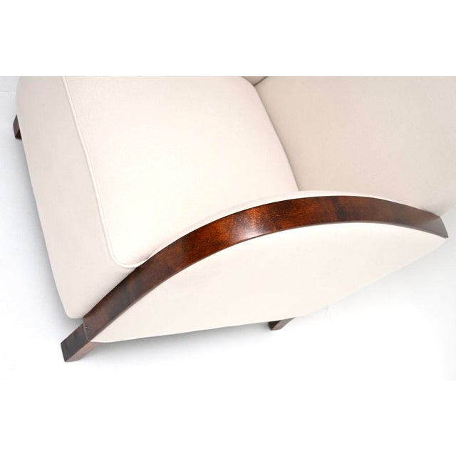 Swedish Art Deco Lounge Chairs in Satin Birch, 1930, Set of 2 For Sale - Image 9 of 10