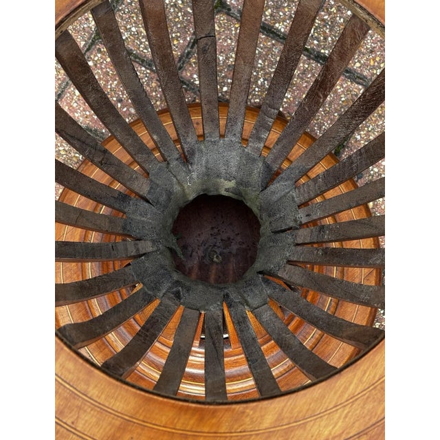 Victorian Walnut Peat Bucket For Sale - Image 5 of 7