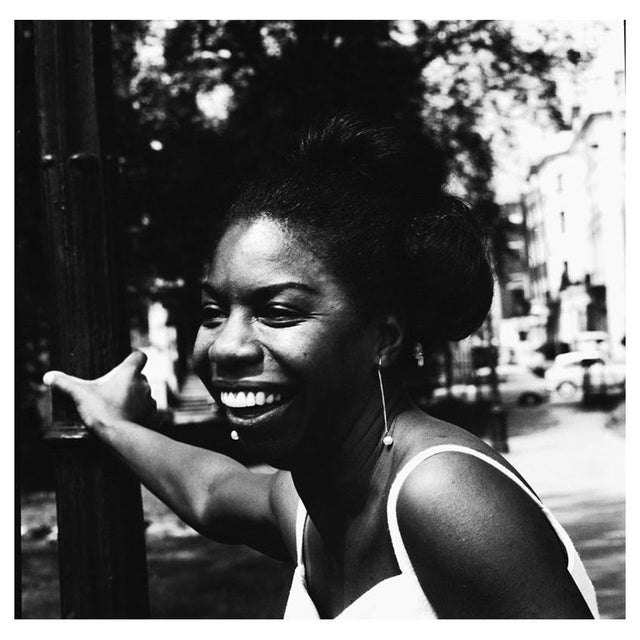 'Nina Simone in London' Unframed Archival Pigment Print For Sale