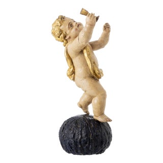 Portuguese Artist, Cherub 18th Century For Sale