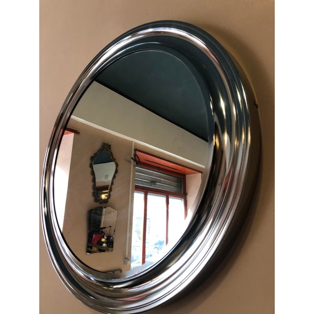Vintage Mirror in Aluminum from Artemide For Sale - Image 11 of 11