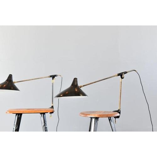 Articulated Table Lamps by Svend Aage Holm-Sørensen 1950s, Set of 2 For Sale - Image 5 of 12