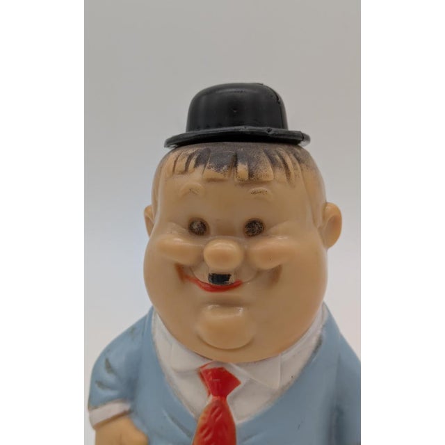 Rubber Laurel & Hardy Figures from Ledraplastic, Set of 2 For Sale - Image 4 of 11