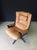 Set of Mid-Century Modern Leather Lounge Chair and Ottoman, Germany, 1960s For Sale - Image 13 of 18