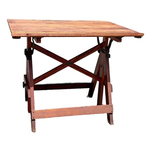 1940s Keuffel and Esser Popular Drafting Table For Sale