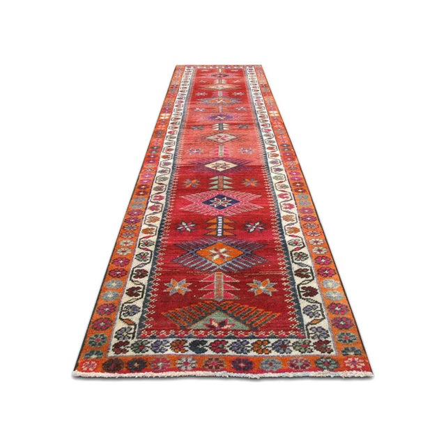 1960s 1960s Turkish Oushak Runner For Sale - Image 5 of 7
