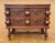 Brown Spanish Baroque Style Carved Walnut Chest of Drawers, 1940s For Sale - Image 8 of 12