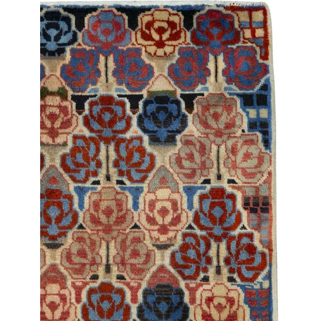 Modern Vintage Persian Tabriz Rug – Size: 2" X 3' 7" For Sale - Image 3 of 4