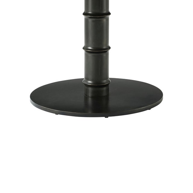 Mid-Century Modern Marble Top Round Dining Table For Sale - Image 3 of 5