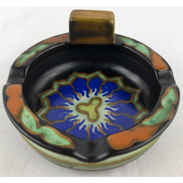 Ceramic Ceramic Ashtray or Key Holder/Vide Poche Dutch Art Nouveau For Sale - Image 7 of 7