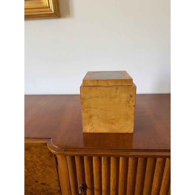 1970s Mid-Century Modern Tommaso Barbi, Burl Ice Bucket For Sale - Image 11 of 11