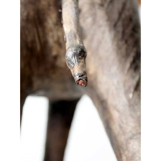 Antique Leather Elephant For Sale - Image 9 of 13