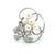 Metal 1990s Mikimoto Authentic Estate Akoya Pearl Brooch Pin Sterling Silver For Sale - Image 7 of 12