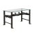Black Italian Wrought Iron Black Colored Coffee Table with Glass Top & Ornate Scrolls For Sale - Image 8 of 8
