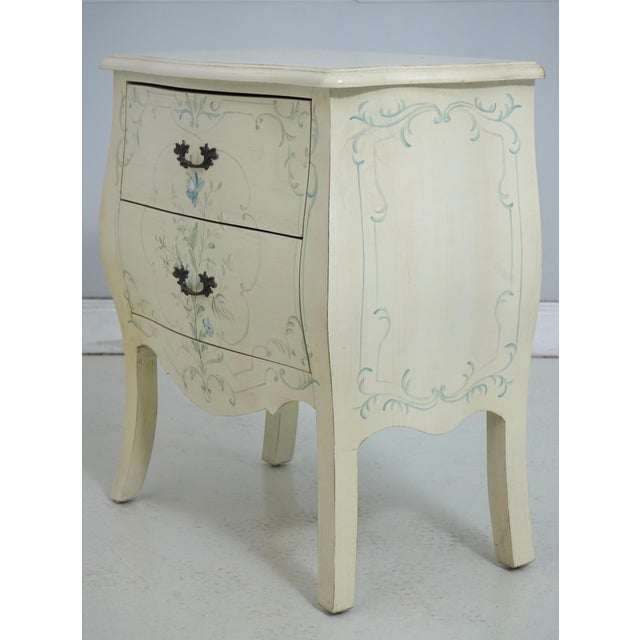 Age: Approx: 30 Years Old Details: High Quality Construction French Style Queen Anne Legs Hand Painted Un-Marked As To...