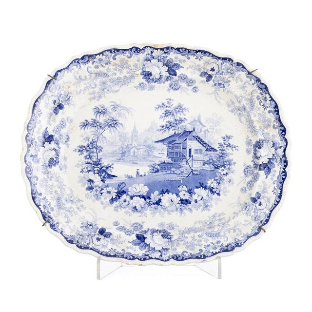 Earthenware Staffordshire Tray, 19th Century For Sale - Image 6 of 6