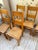 Blond Oak Chairs with Straw Seats, 1960s, Set of 8 For Sale - Image 12 of 18