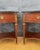 French Louis XVI Style Nightstands with Marble Tops, 1920, Set of 2 For Sale - Image 11 of 15