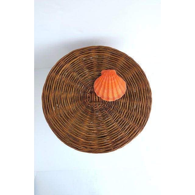 Wicker Side Table, Circa Mid-20th Century, Yugoslavia For Sale - Image 10 of 12