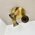 Modern Three-Spot Brass and Oak Ceiling Light from TEMDE Leuchten, Germany 1970s For Sale - Image 4 of 18