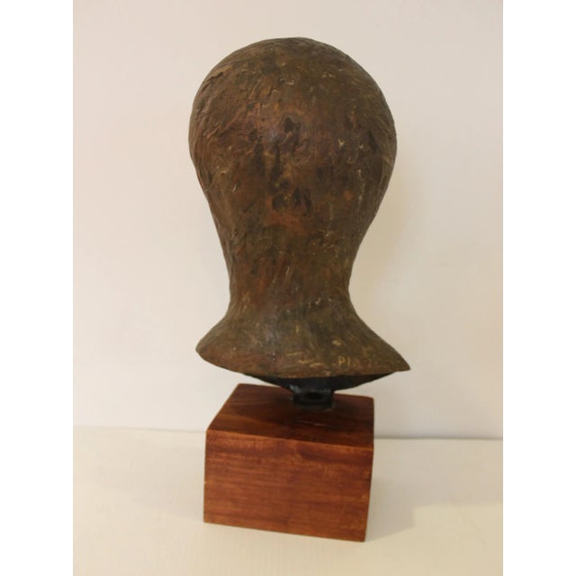 Mid-Century Modern Italian Bronze Sculpture by Pino Conte For Sale - Image 11 of 13